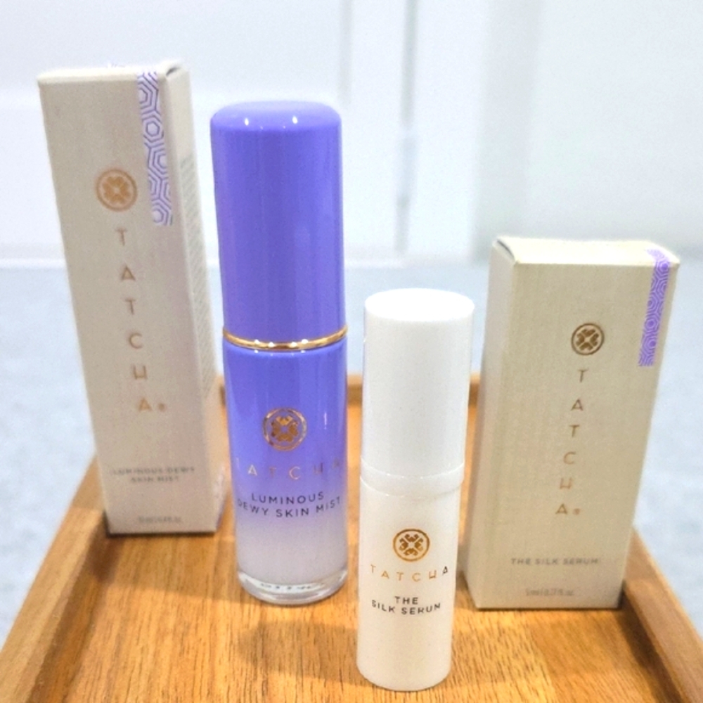 Tatcha Luminous Dewy Skin Mist and Silk Serum Set